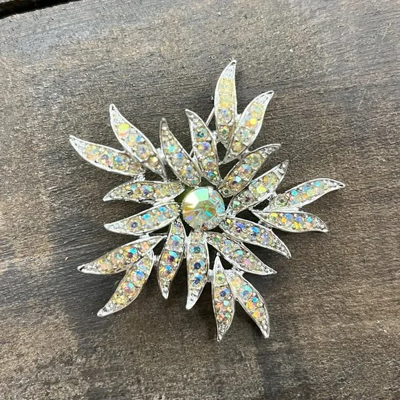 Sarah Coventry Jewelry Vintage Sarah Coventry Silvertone Ab